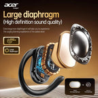 [Produit authentique officiel Acer] Casque Bluetooth sans fil Ohr553 Conception à crochet d'oreille Ows Appels haute définition Utilisation confortable pour le sport et la course Compatible avec les téléphones mobiles, ta - FATAON[Produit authentique officiel Acer] Casque Bluetooth sans fil Ohr553 Conception à crochet d'oreille Ows Appels haute définition Utilisation confortable pour le sport et la course Compatible avec les téléphones mobiles, taSon & AudioFATAON