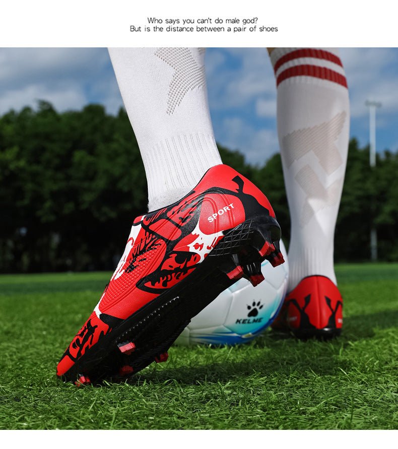 Professional Training Football Shoes Low-top Leather Spikes Football sneaker Low-top Youth Sneakers plus size Cross-border - FATAONProfessional Training Football Shoes Low-top Leather Spikes Football sneaker Low-top Youth Sneakers plus size Cross-borderFitness & SportFATAON
