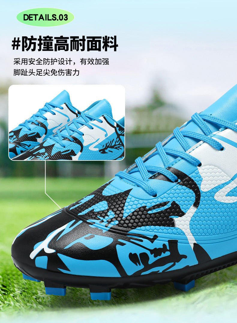 Professional Training Football Shoes Low-top Leather Spikes Football sneaker Low-top Youth Sneakers plus size Cross-border - FATAONProfessional Training Football Shoes Low-top Leather Spikes Football sneaker Low-top Youth Sneakers plus size Cross-borderFitness & SportFATAON
