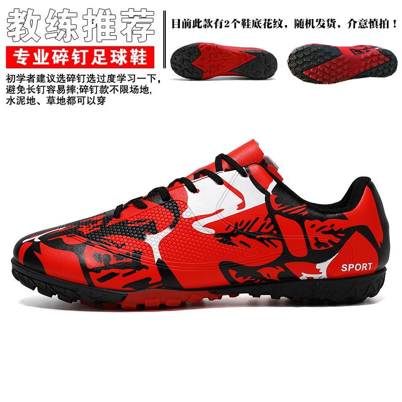 Professional Training Football Shoes Low-top Leather Spikes Football sneaker Low-top Youth Sneakers plus size Cross-border - FATAONProfessional Training Football Shoes Low-top Leather Spikes Football sneaker Low-top Youth Sneakers plus size Cross-borderFitness & SportFATAON