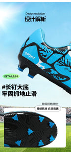 Professional Training Football Shoes Low-top Leather Spikes Football sneaker Low-top Youth Sneakers plus size Cross-border - FATAONProfessional Training Football Shoes Low-top Leather Spikes Football sneaker Low-top Youth Sneakers plus size Cross-borderFitness & SportFATAON