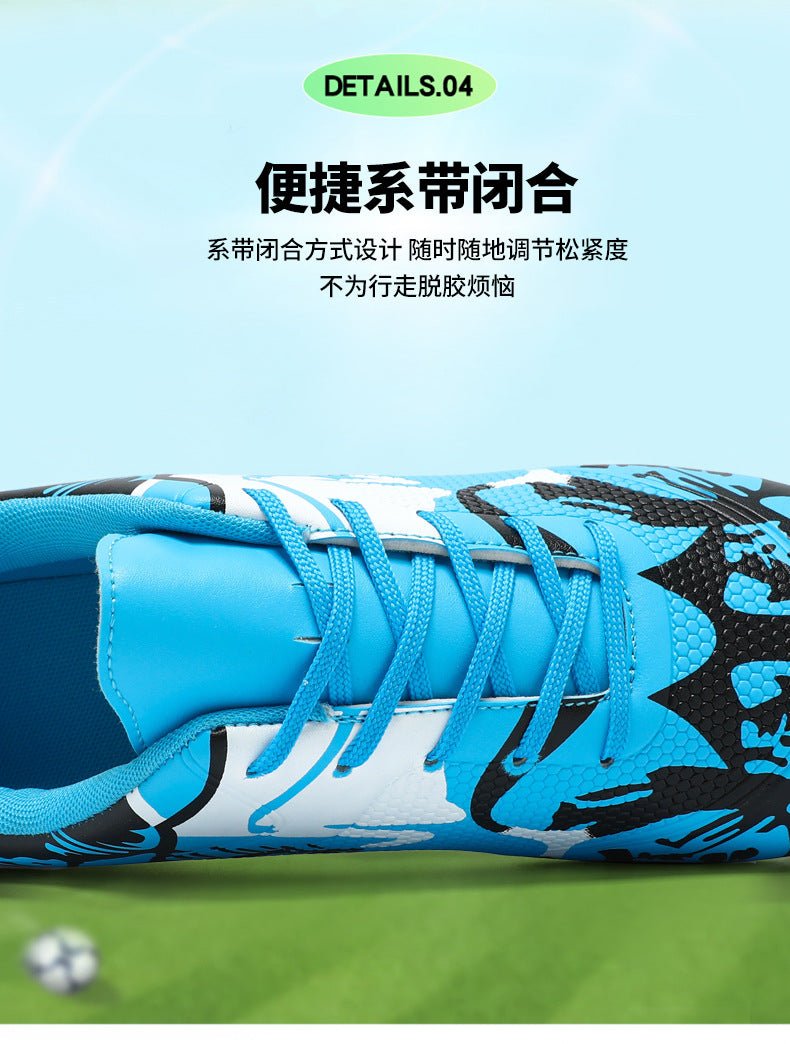 Professional Training Football Shoes Low-top Leather Spikes Football sneaker Low-top Youth Sneakers plus size Cross-border - FATAONProfessional Training Football Shoes Low-top Leather Spikes Football sneaker Low-top Youth Sneakers plus size Cross-borderFitness & SportFATAON