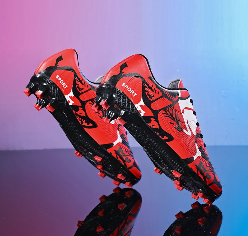 Professional Training Football Shoes Low-top Leather Spikes Football sneaker Low-top Youth Sneakers plus size Cross-border - FATAONProfessional Training Football Shoes Low-top Leather Spikes Football sneaker Low-top Youth Sneakers plus size Cross-borderFitness & SportFATAON