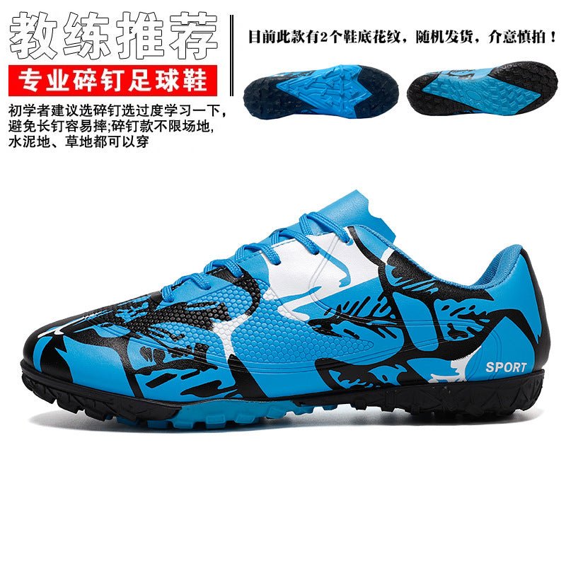 Professional Training Football Shoes Low-top Leather Spikes Football sneaker Low-top Youth Sneakers plus size Cross-border - FATAONProfessional Training Football Shoes Low-top Leather Spikes Football sneaker Low-top Youth Sneakers plus size Cross-borderFitness & SportFATAON