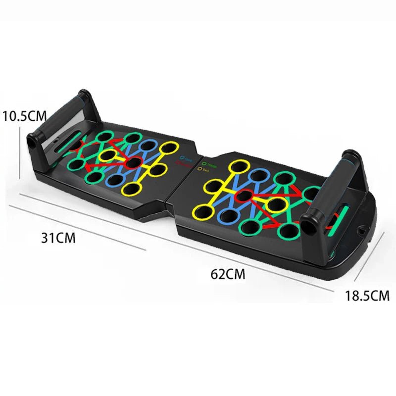 Push - Up Board Set Portable Multifunctional Push - Up Bar Foldable Fitness Equipment for Chest Abdomen Arms/Back Training - Fix & GoPush - Up Board Set Portable Multifunctional Push - Up Bar Foldable Fitness Equipment for Chest Abdomen Arms/Back TrainingFix & Go