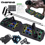 Push - Up Board Set Portable Multifunctional Push - Up Bar Foldable Fitness Equipment for Chest Abdomen Arms/Back Training - Fix & GoPush - Up Board Set Portable Multifunctional Push - Up Bar Foldable Fitness Equipment for Chest Abdomen Arms/Back TrainingFix & Go