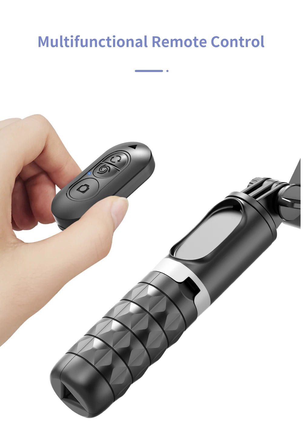 Q18 Desktop Following the shooting Mode Gimbal Stabilizer Selfie Stick Tripod with Fill Light for iPhone Cell Phone Smartphone - Fix & GoQ18 Desktop Following the shooting Mode Gimbal Stabilizer Selfie Stick Tripod with Fill Light for iPhone Cell Phone SmartphoneVidéo & PhotoFix & Go