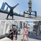 Q18 Desktop Following the shooting Mode Gimbal Stabilizer Selfie Stick Tripod with Fill Light for iPhone Cell Phone Smartphone - Fix & GoQ18 Desktop Following the shooting Mode Gimbal Stabilizer Selfie Stick Tripod with Fill Light for iPhone Cell Phone SmartphoneVidéo & PhotoFix & Go
