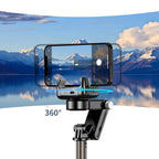 Q18 Desktop Following the shooting Mode Gimbal Stabilizer Selfie Stick Tripod with Fill Light for iPhone Cell Phone Smartphone - Fix & GoQ18 Desktop Following the shooting Mode Gimbal Stabilizer Selfie Stick Tripod with Fill Light for iPhone Cell Phone SmartphoneVidéo & PhotoFix & Go