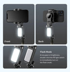 Q18 Desktop Following the shooting Mode Gimbal Stabilizer Selfie Stick Tripod with Fill Light for iPhone Cell Phone Smartphone - Fix & GoQ18 Desktop Following the shooting Mode Gimbal Stabilizer Selfie Stick Tripod with Fill Light for iPhone Cell Phone SmartphoneVidéo & PhotoFix & Go