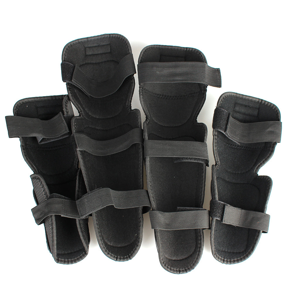 Accessoires de moto, équipement de protection d'équitation, 4 pièces/ensemble, genouillères et coudières, protections de patinage pour Motocross