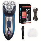 Rasoir électrique flottant 3D pour hommes avec affichage LED, chargement de type C, lames en acier inoxydable, cadeau parfait pour papa ou petit ami - FATAONRasoir électrique flottant 3D pour hommes avec affichage LED, chargement de type C, lames en acier inoxydable, cadeau parfait pour papa ou petit amiBeauté HommeFATAON