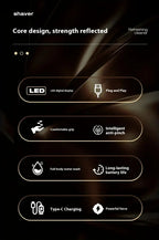 Rasoir électrique flottant 3D pour hommes avec affichage LED, chargement de type C, lames en acier inoxydable, cadeau parfait pour papa ou petit ami - FATAONRasoir électrique flottant 3D pour hommes avec affichage LED, chargement de type C, lames en acier inoxydable, cadeau parfait pour papa ou petit amiBeauté HommeFATAON