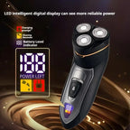 Rasoir électrique flottant 3D pour hommes avec affichage LED, chargement de type C, lames en acier inoxydable, cadeau parfait pour papa ou petit ami - FATAONRasoir électrique flottant 3D pour hommes avec affichage LED, chargement de type C, lames en acier inoxydable, cadeau parfait pour papa ou petit amiBeauté HommeFATAON