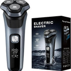 Rasoir électrique pour hommes, autonomie de 150 minutes, rasoir électrique humide/sec avec tondeuse escamotable, étanche IPX6 - FATAONRasoir électrique pour hommes, autonomie de 150 minutes, rasoir électrique humide/sec avec tondeuse escamotable, étanche IPX6Beauté HommeFATAON