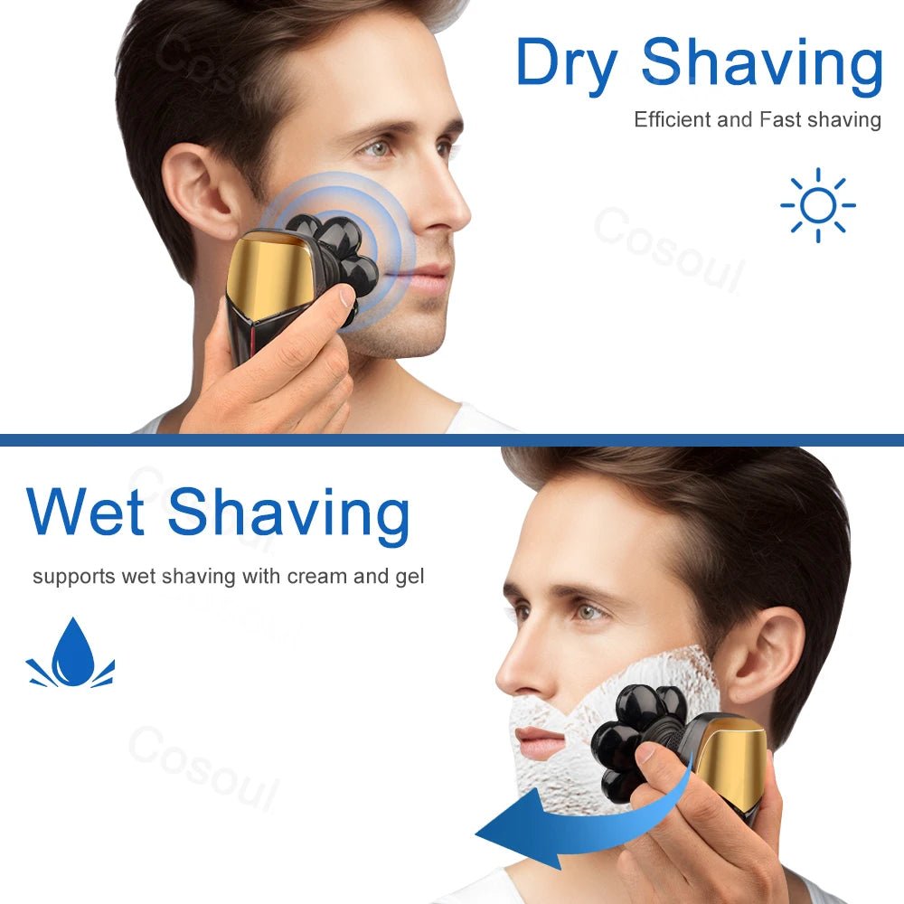 Rasoir pour hommes rasoir électrique puissant tête chauve rasoir barbe machine à raser pour hommes rasoir mari cadeau petit ami - FATAONRasoir pour hommes rasoir électrique puissant tête chauve rasoir barbe machine à raser pour hommes rasoir mari cadeau petit amiBeauté HommeFATAON