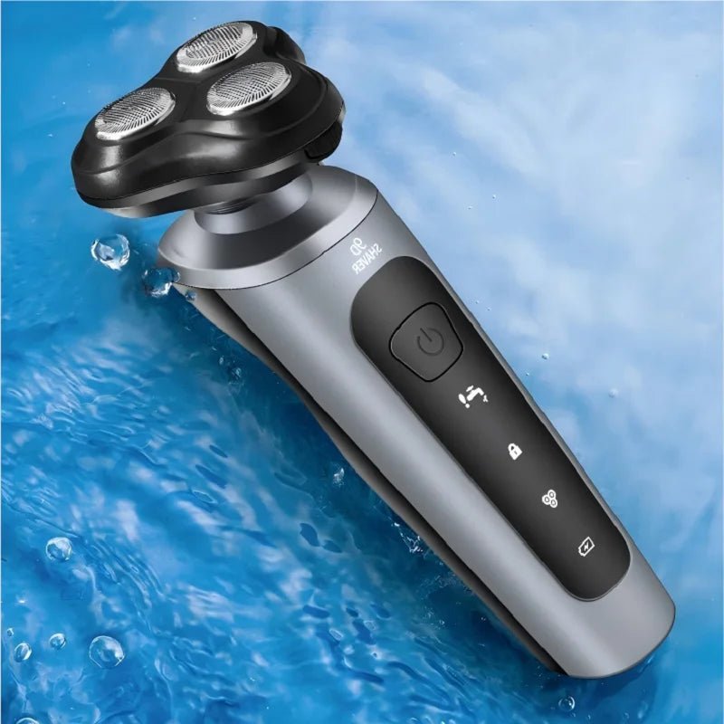Rasoir Rechargeable Intelligent pour hommes rasoir à barbe humide/sec ABS Tondeuse dissolvant barbe rasoir Rechargeable pour peau lisse - FATAONRasoir Rechargeable Intelligent pour hommes rasoir à barbe humide/sec ABS Tondeuse dissolvant barbe rasoir Rechargeable pour peau lisseBeauté HommeFATAON