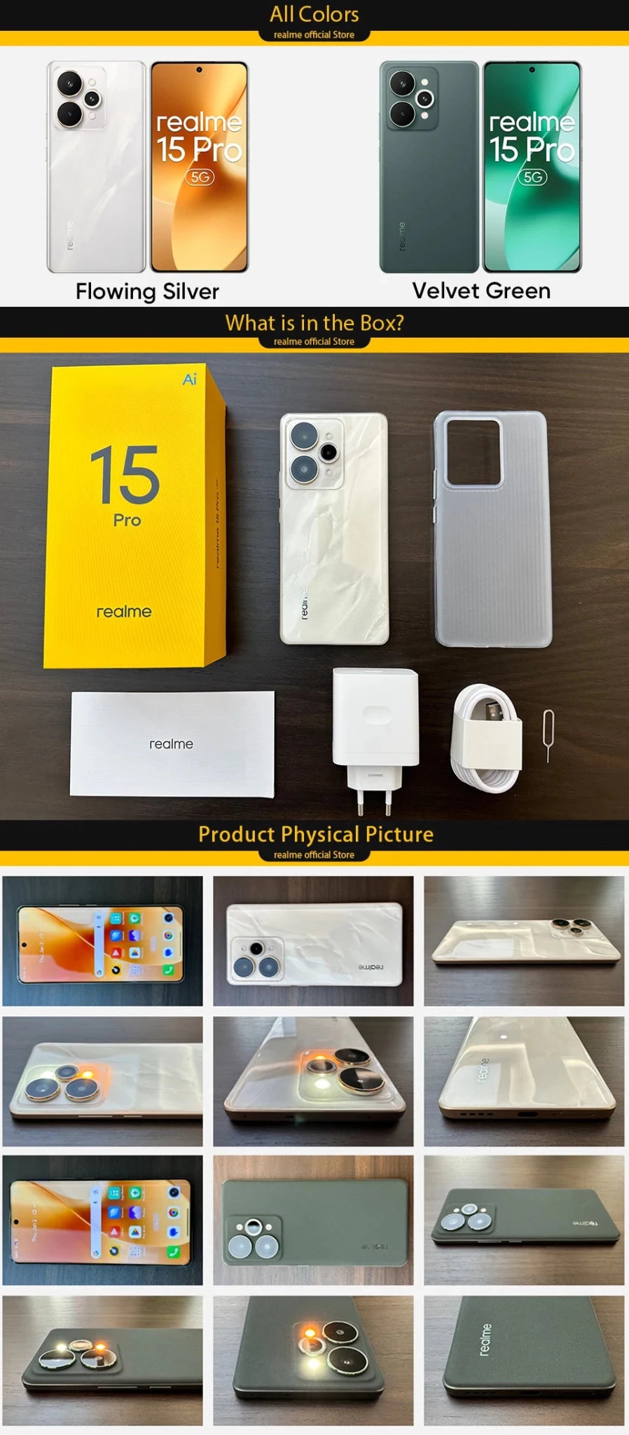 Realme 15 Pro 5G Smartphone Snapdragon 7 Gen 4 processeur Triple caméra 50MP 6.8 "144Hz courbe 4D + écran AMOLED 7000mAh batterie - FATAONRealme 15 Pro 5G Smartphone Snapdragon 7 Gen 4 processeur Triple caméra 50MP 6.8 "144Hz courbe 4D + écran AMOLED 7000mAh batterieProductivité & OrganisationFATAON