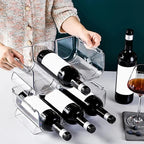 Réfrigérateur empilable pour rangement de bouteilles de vin, porte-bouteille T1, organisateur de cuisine - FATAONRéfrigérateur empilable pour rangement de bouteilles de vin, porte-bouteille T1, organisateur de cuisineSolutions MaisonFATAON