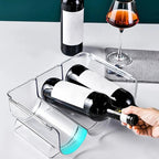 Réfrigérateur empilable pour rangement de bouteilles de vin, porte-bouteille T1, organisateur de cuisine - FATAONRéfrigérateur empilable pour rangement de bouteilles de vin, porte-bouteille T1, organisateur de cuisineSolutions MaisonFATAON
