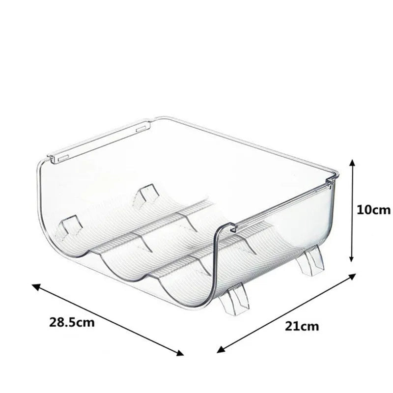 Réfrigérateur empilable pour rangement de bouteilles de vin, porte-bouteille T1, organisateur de cuisine - FATAONRéfrigérateur empilable pour rangement de bouteilles de vin, porte-bouteille T1, organisateur de cuisineSolutions MaisonFATAON