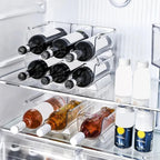 Réfrigérateur empilable pour rangement de bouteilles de vin, porte-bouteille T1, organisateur de cuisine - FATAONRéfrigérateur empilable pour rangement de bouteilles de vin, porte-bouteille T1, organisateur de cuisineSolutions MaisonFATAON