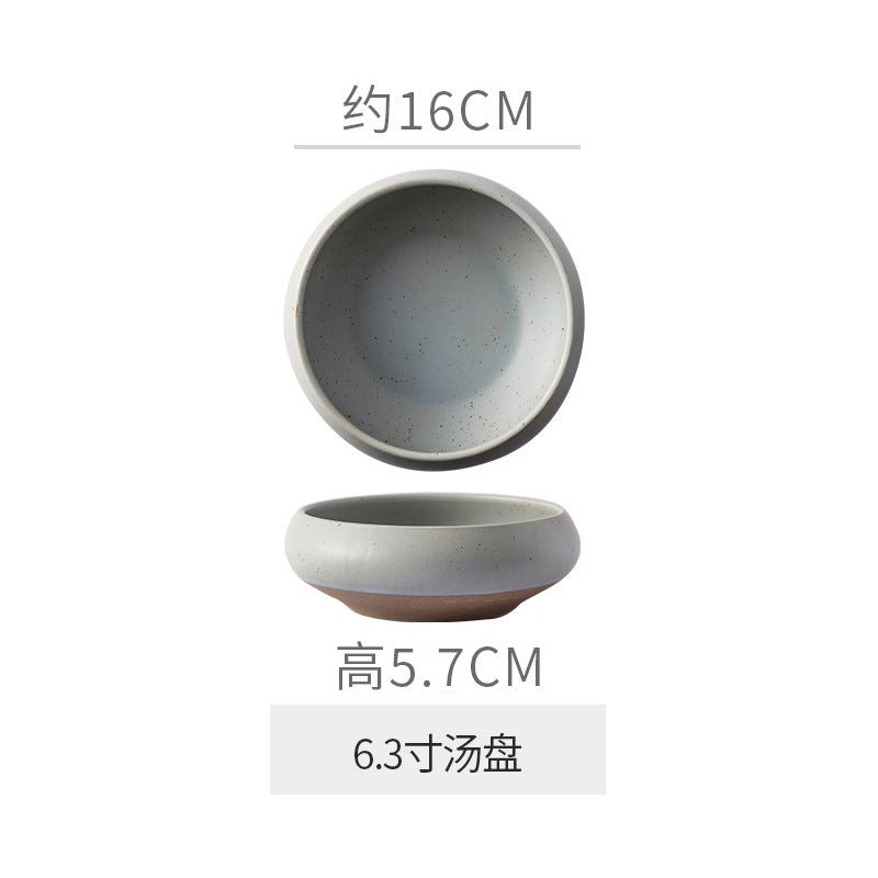 Retro Japanese Style Ceramic Bowl Creative Personality Household Rice Bowl Restaurant Special Snack Bowl Dessert Salad Bowl - FATAONRetro Japanese Style Ceramic Bowl Creative Personality Household Rice Bowl Restaurant Special Snack Bowl Dessert Salad BowlSolutions MaisonFATAON