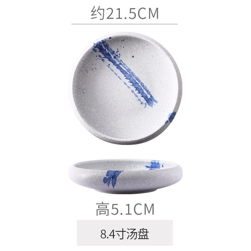 Retro Japanese Style Ceramic Bowl Creative Personality Household Rice Bowl Restaurant Special Snack Bowl Dessert Salad Bowl - FATAONRetro Japanese Style Ceramic Bowl Creative Personality Household Rice Bowl Restaurant Special Snack Bowl Dessert Salad BowlSolutions MaisonFATAON