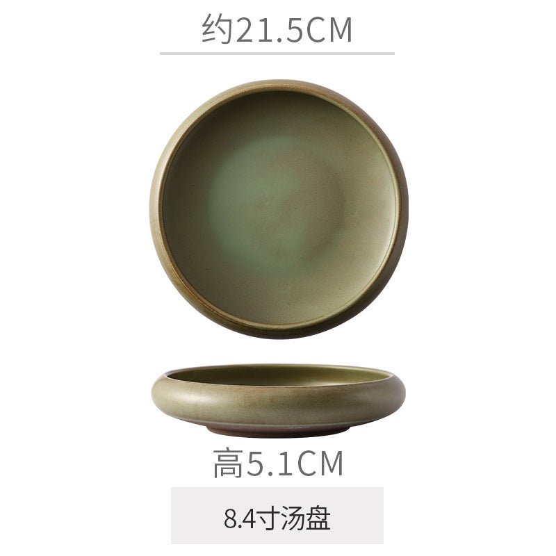 Retro Japanese Style Ceramic Bowl Creative Personality Household Rice Bowl Restaurant Special Snack Bowl Dessert Salad Bowl - FATAONRetro Japanese Style Ceramic Bowl Creative Personality Household Rice Bowl Restaurant Special Snack Bowl Dessert Salad BowlSolutions MaisonFATAON