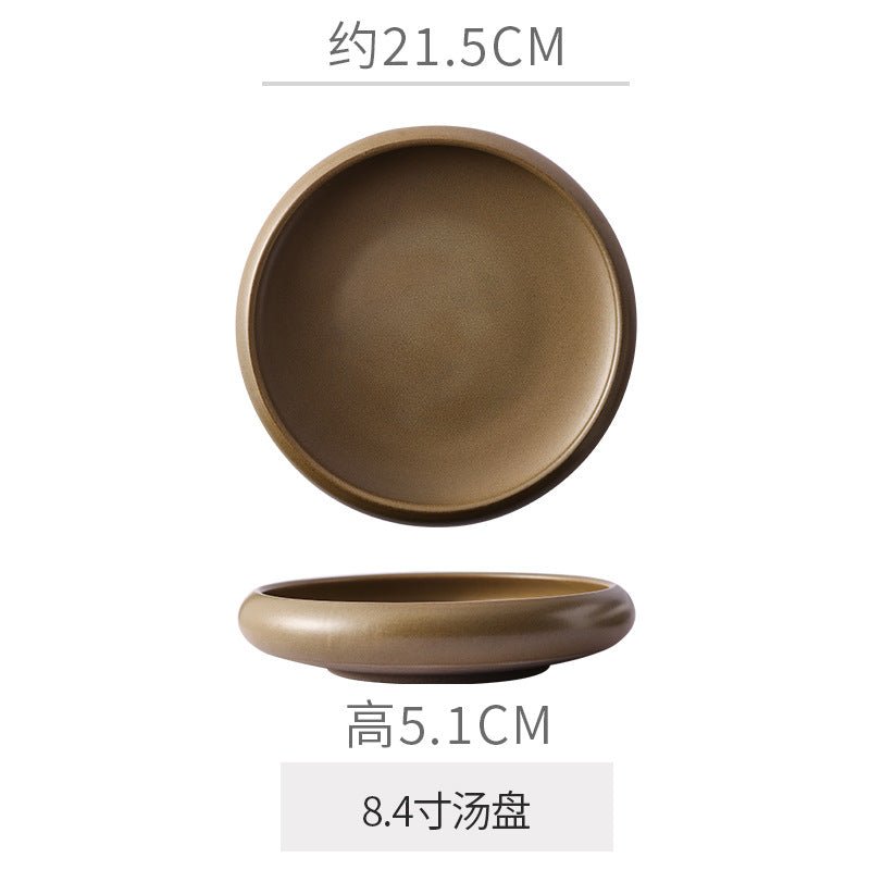 Retro Japanese Style Ceramic Bowl Creative Personality Household Rice Bowl Restaurant Special Snack Bowl Dessert Salad Bowl - FATAONRetro Japanese Style Ceramic Bowl Creative Personality Household Rice Bowl Restaurant Special Snack Bowl Dessert Salad BowlSolutions MaisonFATAON