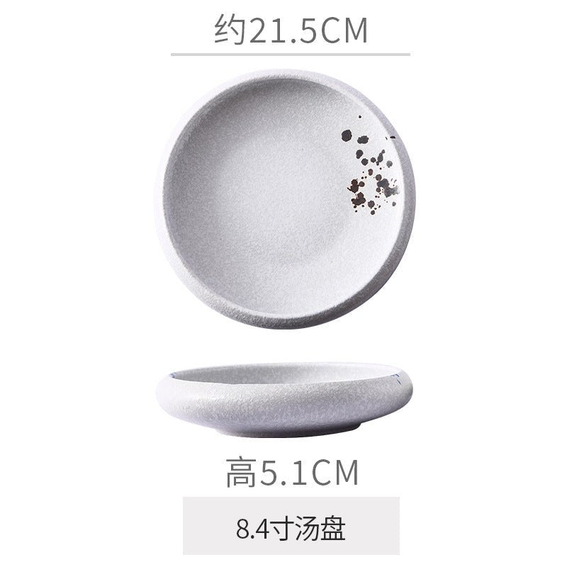 Retro Japanese Style Ceramic Bowl Creative Personality Household Rice Bowl Restaurant Special Snack Bowl Dessert Salad Bowl - FATAONRetro Japanese Style Ceramic Bowl Creative Personality Household Rice Bowl Restaurant Special Snack Bowl Dessert Salad BowlSolutions MaisonFATAON