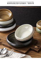 Retro Japanese Style Ceramic Bowl Creative Personality Household Rice Bowl Restaurant Special Snack Bowl Dessert Salad Bowl - FATAONRetro Japanese Style Ceramic Bowl Creative Personality Household Rice Bowl Restaurant Special Snack Bowl Dessert Salad BowlSolutions MaisonFATAON