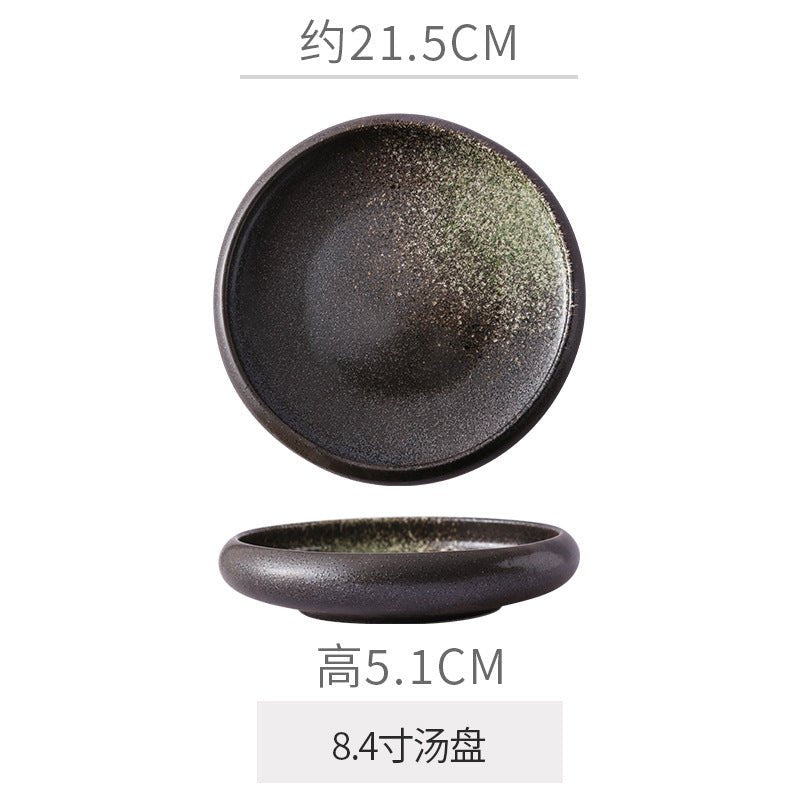 Retro Japanese Style Ceramic Bowl Creative Personality Household Rice Bowl Restaurant Special Snack Bowl Dessert Salad Bowl - FATAONRetro Japanese Style Ceramic Bowl Creative Personality Household Rice Bowl Restaurant Special Snack Bowl Dessert Salad BowlSolutions MaisonFATAON
