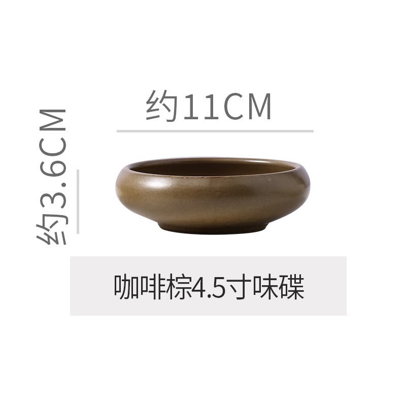 Retro Japanese Style Ceramic Bowl Creative Personality Household Rice Bowl Restaurant Special Snack Bowl Dessert Salad Bowl - FATAONRetro Japanese Style Ceramic Bowl Creative Personality Household Rice Bowl Restaurant Special Snack Bowl Dessert Salad BowlSolutions MaisonFATAON