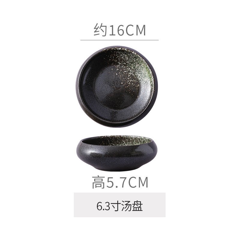 Retro Japanese Style Ceramic Bowl Creative Personality Household Rice Bowl Restaurant Special Snack Bowl Dessert Salad Bowl - FATAONRetro Japanese Style Ceramic Bowl Creative Personality Household Rice Bowl Restaurant Special Snack Bowl Dessert Salad BowlSolutions MaisonFATAON