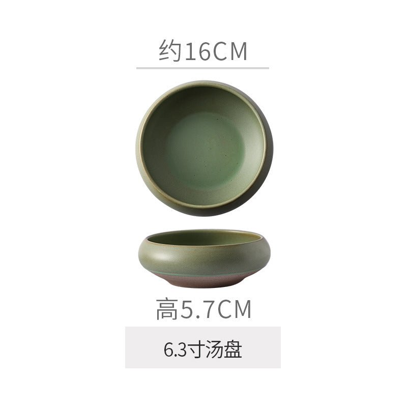 Retro Japanese Style Ceramic Bowl Creative Personality Household Rice Bowl Restaurant Special Snack Bowl Dessert Salad Bowl - FATAONRetro Japanese Style Ceramic Bowl Creative Personality Household Rice Bowl Restaurant Special Snack Bowl Dessert Salad BowlSolutions MaisonFATAON
