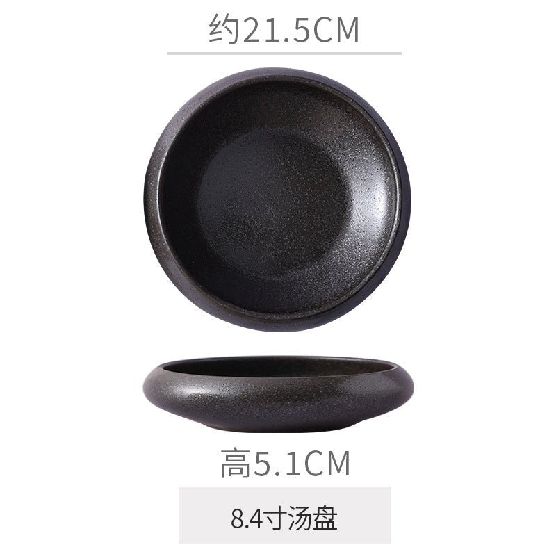 Retro Japanese Style Ceramic Bowl Creative Personality Household Rice Bowl Restaurant Special Snack Bowl Dessert Salad Bowl - FATAONRetro Japanese Style Ceramic Bowl Creative Personality Household Rice Bowl Restaurant Special Snack Bowl Dessert Salad BowlSolutions MaisonFATAON
