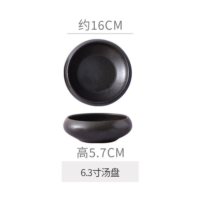 Retro Japanese Style Ceramic Bowl Creative Personality Household Rice Bowl Restaurant Special Snack Bowl Dessert Salad Bowl - FATAONRetro Japanese Style Ceramic Bowl Creative Personality Household Rice Bowl Restaurant Special Snack Bowl Dessert Salad BowlSolutions MaisonFATAON