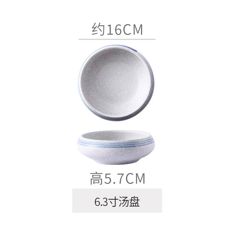 Retro Japanese Style Ceramic Bowl Creative Personality Household Rice Bowl Restaurant Special Snack Bowl Dessert Salad Bowl - FATAONRetro Japanese Style Ceramic Bowl Creative Personality Household Rice Bowl Restaurant Special Snack Bowl Dessert Salad BowlSolutions MaisonFATAON