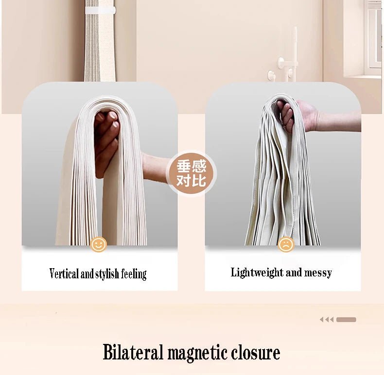 Rideau de douche magnétique Double face pliable à la mode, tissu épais, décoration de maison, rideau de séparation de douche pour décor de salle de bain - FATAONRideau de douche magnétique Double face pliable à la mode, tissu épais, décoration de maison, rideau de séparation de douche pour décor de salle de bainSolutions MaisonFATAON