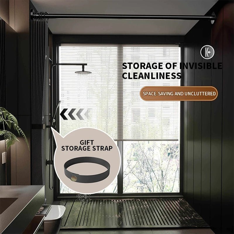 Rideau de douche magnétique Double face pliable à la mode, tissu épais, décoration de maison, rideau de séparation de douche pour décor de salle de bain - FATAONRideau de douche magnétique Double face pliable à la mode, tissu épais, décoration de maison, rideau de séparation de douche pour décor de salle de bainSolutions MaisonFATAON