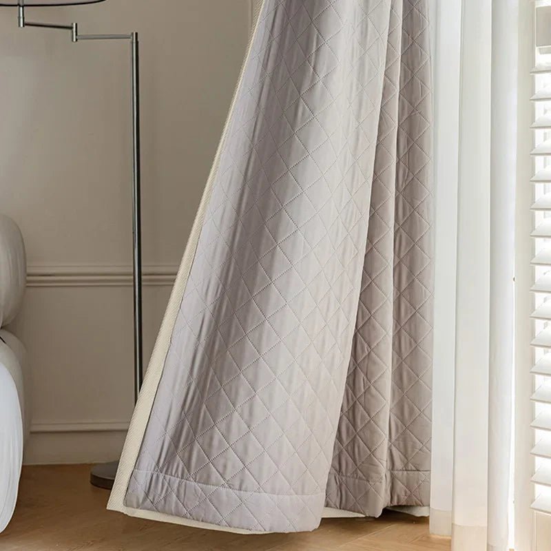 Rideau occultant coupe-vent pour fenêtre de salon, épais et chaud, insonorisé, pour l'hiver et le froid, pour chambre à coucher - FATAONRideau occultant coupe-vent pour fenêtre de salon, épais et chaud, insonorisé, pour l'hiver et le froid, pour chambre à coucherSolutions MaisonFATAON