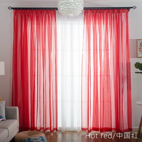 Rideaux de fenêtre en tulle rose Tyys Perconsidering, 1 côté, décoration romantique pour la maison, salon, seulement le criblage de fenêtre - FATAONRideaux de fenêtre en tulle rose Tyys Perconsidering, 1 côté, décoration romantique pour la maison, salon, seulement le criblage de fenêtreSolutions MaisonFATAON