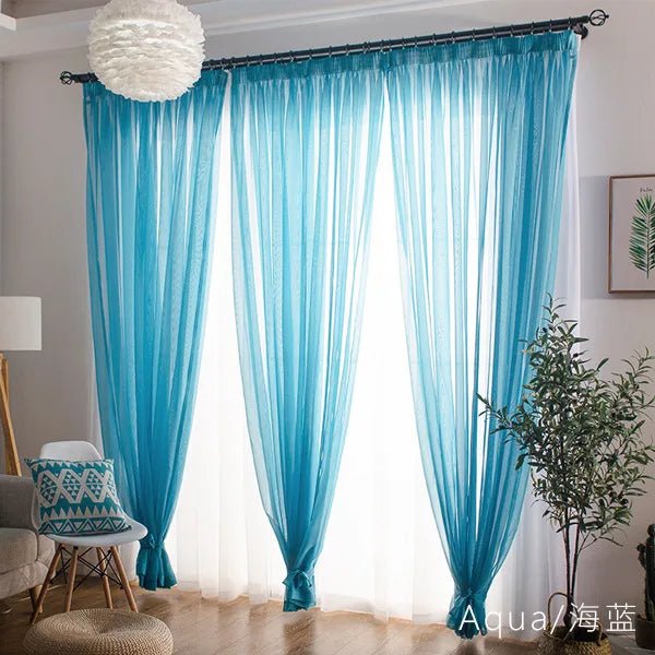 Rideaux de fenêtre en tulle rose Tyys Perconsidering, 1 côté, décoration romantique pour la maison, salon, seulement le criblage de fenêtre - FATAONRideaux de fenêtre en tulle rose Tyys Perconsidering, 1 côté, décoration romantique pour la maison, salon, seulement le criblage de fenêtreSolutions MaisonFATAON