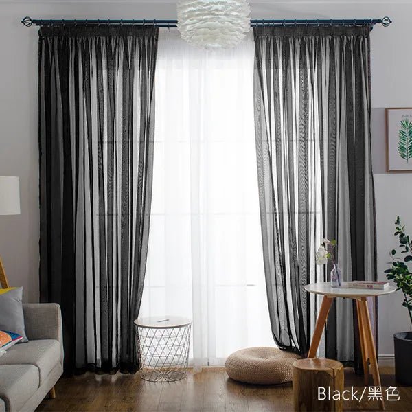 Rideaux de fenêtre en tulle rose Tyys Perconsidering, 1 côté, décoration romantique pour la maison, salon, seulement le criblage de fenêtre - FATAONRideaux de fenêtre en tulle rose Tyys Perconsidering, 1 côté, décoration romantique pour la maison, salon, seulement le criblage de fenêtreSolutions MaisonFATAON