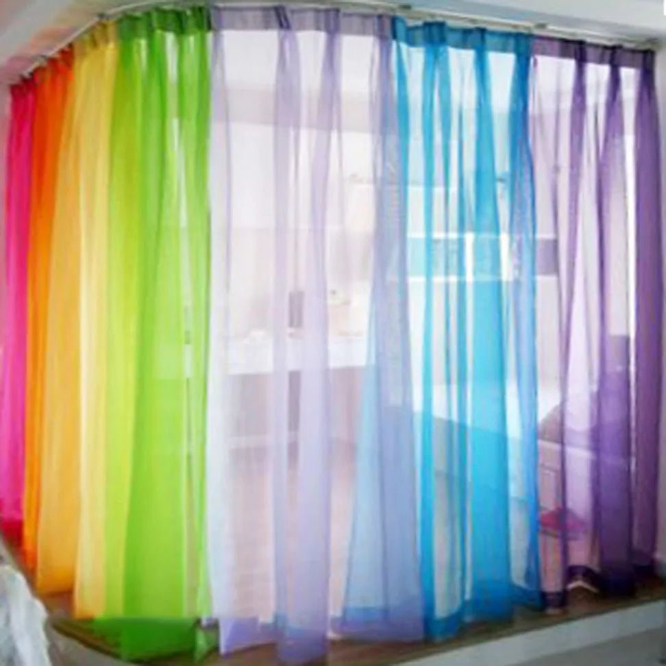 Rideaux de fenêtre en tulle rose Tyys Perconsidering, 1 côté, décoration romantique pour la maison, salon, seulement le criblage de fenêtre - FATAONRideaux de fenêtre en tulle rose Tyys Perconsidering, 1 côté, décoration romantique pour la maison, salon, seulement le criblage de fenêtreSolutions MaisonFATAON
