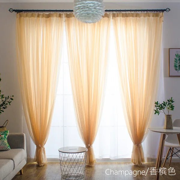 Rideaux de fenêtre en tulle rose Tyys Perconsidering, 1 côté, décoration romantique pour la maison, salon, seulement le criblage de fenêtre - FATAONRideaux de fenêtre en tulle rose Tyys Perconsidering, 1 côté, décoration romantique pour la maison, salon, seulement le criblage de fenêtreSolutions MaisonFATAON