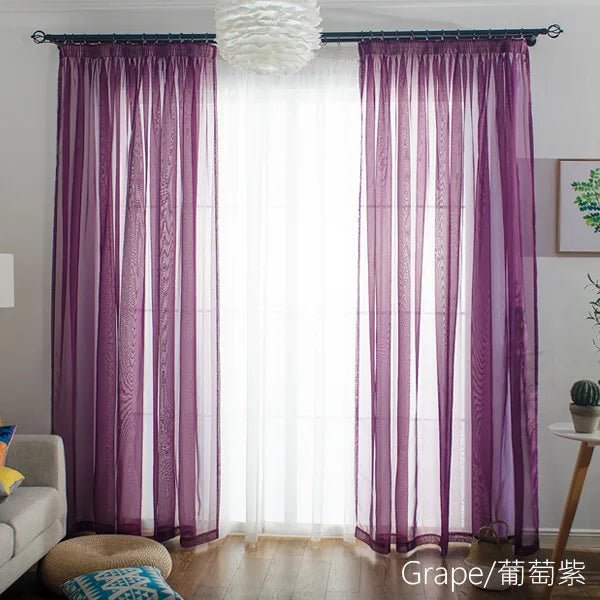 Rideaux de fenêtre en tulle rose Tyys Perconsidering, 1 côté, décoration romantique pour la maison, salon, seulement le criblage de fenêtre - FATAONRideaux de fenêtre en tulle rose Tyys Perconsidering, 1 côté, décoration romantique pour la maison, salon, seulement le criblage de fenêtreSolutions MaisonFATAON