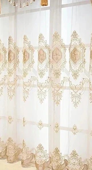 Rideaux de luxe brodés en Chenille européenne, pour salon, chambre à coucher, fenêtre, ensemble élégant, cantonnière, rideaux occultants personnalisés - FATAONRideaux de luxe brodés en Chenille européenne, pour salon, chambre à coucher, fenêtre, ensemble élégant, cantonnière, rideaux occultants personnalisésSolutions MaisonFATAON