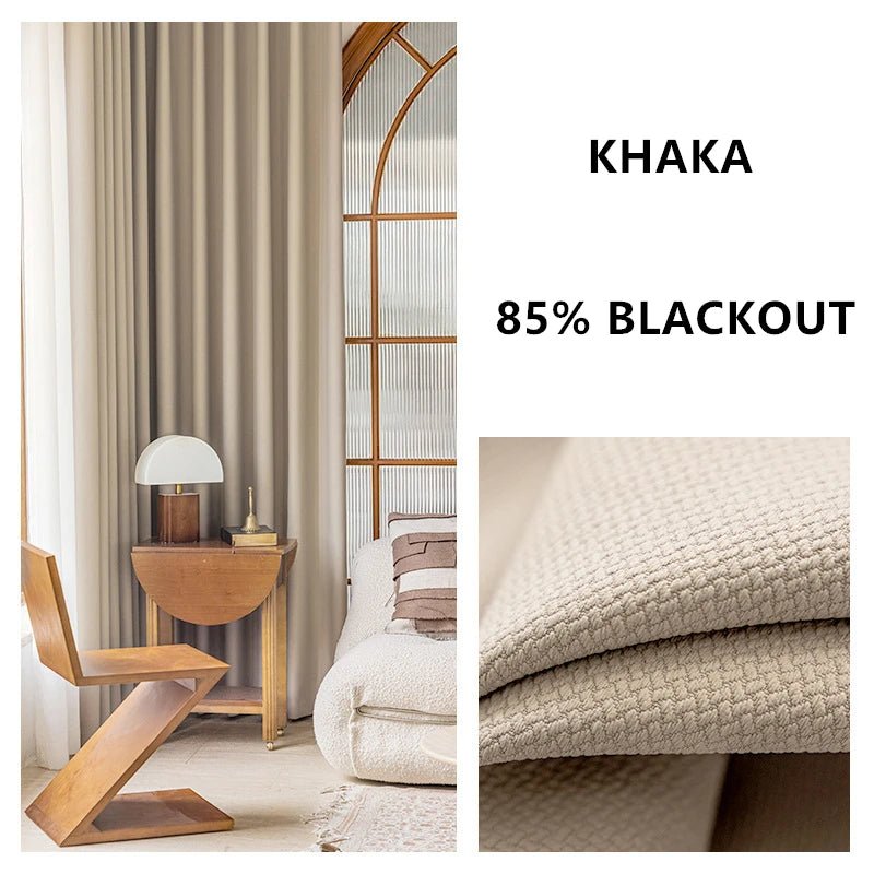 Rideaux de salon et de chambre à coucher sur mesure, épais, couleur unie, jacquard double face, occultants à 80%-90%, hauteur 310 cm - FATAONRideaux de salon et de chambre à coucher sur mesure, épais, couleur unie, jacquard double face, occultants à 80%-90%, hauteur 310 cmSolutions MaisonFATAON